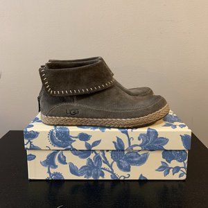 Women’s UGG Varney – Slate | Gray suede boot booties